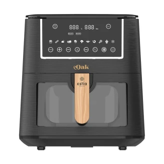 Φριτέζα Αέρος Oak 1500w 7.2lt Mε Ψηφιακή Οθόνη & 11 Προγράμματα Μαγειρέματος Estia 06-18931