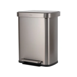 Κάδος Απορριμάτων 50lt Estia Flatop Soft Close Μat Ιnox 01-31954