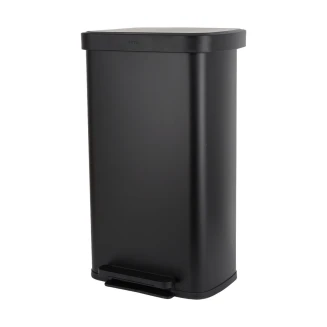 Κάδος Απορριμάτων 70lt Estia Flatop Soft Close Μat Μαύρος 01-31985