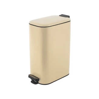 Κάδος Απορριμάτων 30lt Estia Soft Close Slim Μat Μπέζ 02-33934