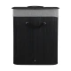 ESTIA ΚΑΛΑΘΙ ΑΠΛΥΤΩΝ BAMBOO ESSENTIALS 60LT ΠΤΥΣΣΟΜΕΝΟ ΟΡΘΟΓΩΝΙΟ ΜΑΥΡΟ ΝΕΑ ΠΛΕΞΗ