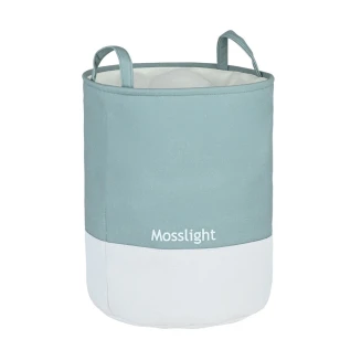 Καλάθι Απλύτων 35x35x50 Estia Tone Lab Με Χερούλια Mosslight 02-41243