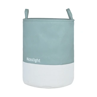 Καλάθι Απλύτων 35x35x50 Estia Tone Lab Με Χερούλια Mosslight 02-41243
