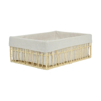 Καλάθι Αποθήκευσης & Οργάνωσης Estia 36×27×13cm Nest Μπέζ 02-28008