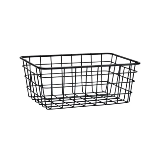 Καλάθι Οργάνωσης 22x16x12cm Estia Μεταλλικό Μαύρο
