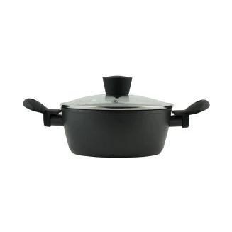 Κατσαρόλα Estia Magma Αντικολλητική Πρεσσαριστού Αλουμινίου 24cm 4.3lt 01-6136