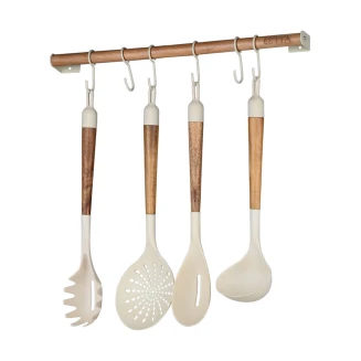 Κρεμάστρα Κουζίνας Επιτοίχια Με Γάντζους 6 Θέσεων Estia Allure 02-34115