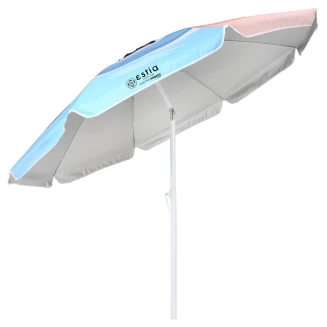 Ομπρέλα Θαλάσσης Estia Serene Shores Με Προστασία UPF 50+ Αλουμινίου 2m 00-26097