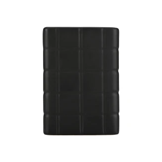 Ποτηράκι Μπάνιου 7.5x11cm Estia Κεραμικό Tiles Μαύρο 02-27704