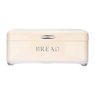 Ψωμιέρα Epoque 42.5x25.3x18cm Estia Μεταλλική Κρέμ 01-28350