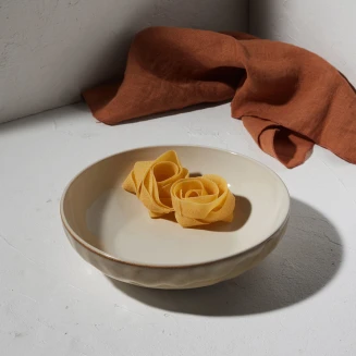 Σαλατιέρα 23cm Estia Vignette Stoneware Ivory 07-24345