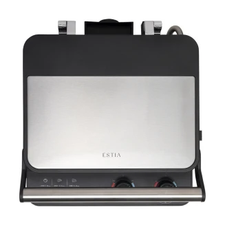 Σαντουιτσιέρα Γκριλιέρα Estia Inoxsense 4 Θέσεων 2000W Με Αποσπώμενες Αντικολλητικές Πλάκες 06-38465