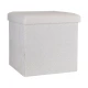 ESTIA ΣΚΑΜΠΟ CUBE TEDDY ΜΕ ΑΠΟΘΗΚΕΥΤΙΚΟ ΧΩΡΟ 38Χ38cm ΛΕΥΚΟ
