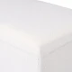 ESTIA ΣΚΑΜΠΟ CUBE TEDDY ΜΕ ΑΠΟΘΗΚΕΥΤΙΚΟ ΧΩΡΟ 76Χ38cm ΛΕΥΚΟ