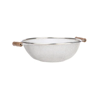 Σουρωτήρι Ζυμαρικών Allure Ξύλινες Λαβές Estia Ανοξείδωτο 26cm 01-30650