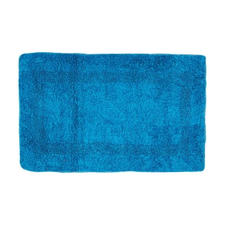 Ταπέτο Μπάνιου 80x50cm Estia Deco Βαμβακερό Μπλέ 02-10362