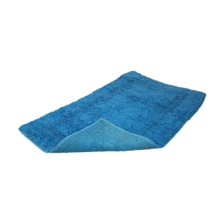 Ταπέτο Μπάνιου 80x50cm Estia Deco Βαμβακερό Μπλέ 02-10362