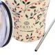 ESTIA ΘΕΡΜΟΣ COFFEE MUG SAVE THE AEGEAN 350ml BLOOM BEIGE