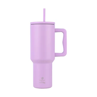 Θερμός 1200ml Estia Straw Tumbler XL Save The Aegean Lavender Purple 01-32227