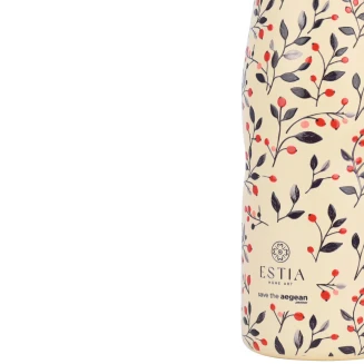 Θερμός 500ml Estia Travel Flask Save The Aegean Bloom Beige 01-31558