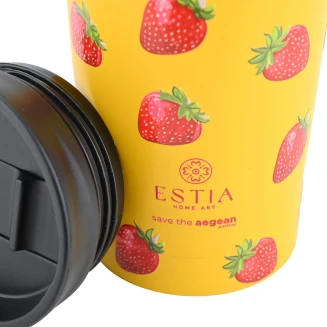 Θερμός Travel Mug 350ml Estia Save The Aegean Berry Bright 01-31862