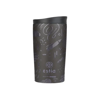 Θερμός Travel Mug Save The Aegean 350ml Noir Echo Estia 01-25588