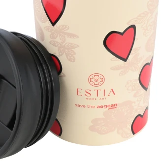 Θερμός Travel Mug 350ml Estia Save The Aegean Tender Lace 01-31930
