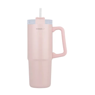 Θερμός 900ml Estia Homely Straw Tumbler Rose Quartz 01-34535