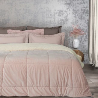 Das Home Κουβερτοπάπλωμα με Γέμιση Hollowfiber Υπέρδιπλο 220x240εκ. 1172 Nude 530 GSM 11 togs