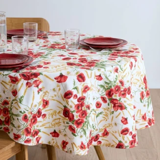 Τραπεζομάντηλο Ροτόντα R220 Dimeco Τυπωτό Λονέτα Carmen