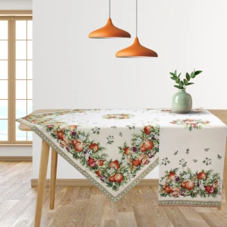 Τραπεζομάντηλο Ροτόντα R180 Dimeco Στόφα Panel Pomea