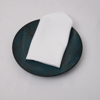 Πετσέτα Φαγητού 42x42 Dimeco 5274 White