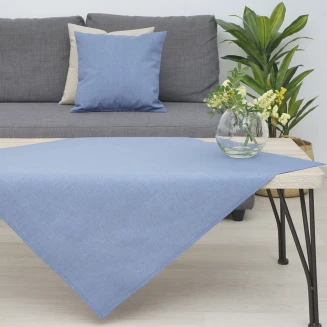 Καρέ 85x85 Dimeco Τυπωτό Λονέτα Μονόχρωμο 5403 Blue