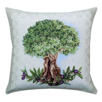 Μαξιλαροθήκη Διακοσμητική 45x45 Στόφα Panel Dimeco Catania Tree