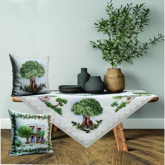 Τραπεζοκαρέ Στόφα Panel 140x140 Dimeco Catania