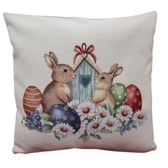 Πασχαλινή Μαξιλαροθήκη 45x45 Easter Twix Dimeco