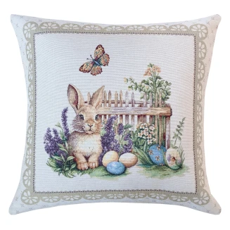 Μαξιλαροθήκη Διακοσμητική Στόφα Panel 45x45 Dimeco Easter Charm