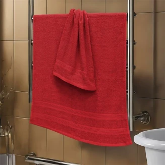 Πετσέτα Προσώπου 50x90 Lino Marea Red