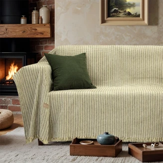 Ριχτάρι Καναπέ Τριθέσιο 180x300 Lino Velora Λαδί