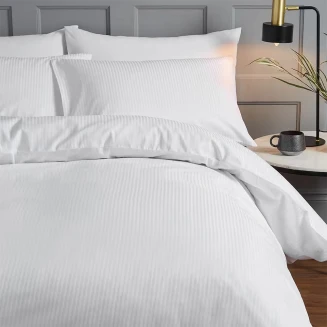 Σεντόνι Ξενοδοχειακό Υπέρδιπλο 240x270 Lino Barri 100/100 White 300TC