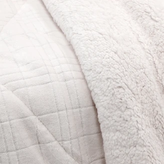 Κουβερτοπάπλωμα Υπέρδιπλο 220x240 Lino Dania Ecru