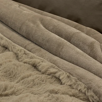 Κουβερτοπάπλωμα Υπέρδιπλο 220x240 Lino Conilio Beige