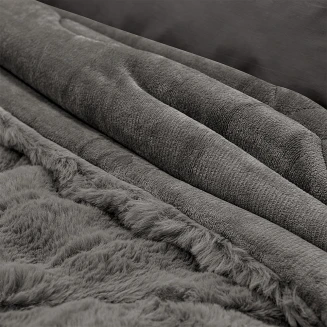 Κουβερτοπάπλωμα Υπέρδιπλο 220x240 Lino Conilio D Grey