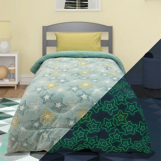 Κουβερτοπάπλωμα Φωσφοριζέ Μονό 160x220 Lino Ster Mint