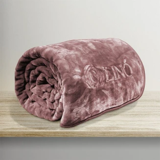 Κουβέρτα Vellut Υπέρδιπλη 220x240 Lino Eng Rose