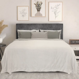 Κουβέρτα-Ριχτάρι 200x220 Lino Hare Cream