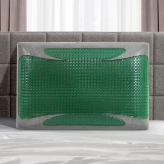 Μαξιλάρι Ύπνου 60x40+13 Lino Green Bubble Gel Pillow