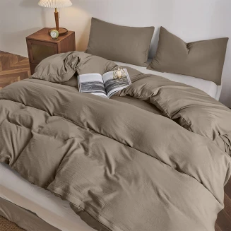 Μαξιλαροθήκες Σετ 2 Τεμαχίων 50x70 Lino Moderna New Taupe