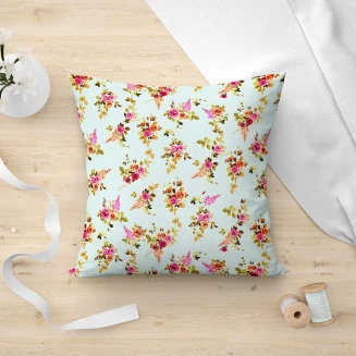 Μαξιλαροθήκη Διακοσμητική 45x45 Lino Carla 601 Mint