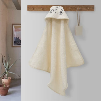 Κάπα 75x75 Lino Fish Ecru